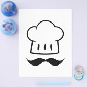 MCBHM CARTOON GRAPHIC LOGO MASTER CHEF PET BAKER B FLYER (Enkel)