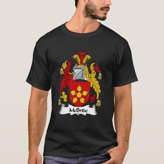 McBride Coat of Arms McBride Family Crest Classic T-shirt (Voorkant)