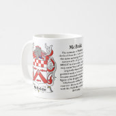 McBride Family Coat of Arms Mok (Voorkant links)