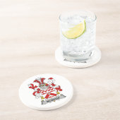 McBride Family Crest Zandsteen Onderzetter (Zijkant)