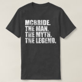 McBrideMcbride Achternaam McBride T-shirt (Design voorkant)