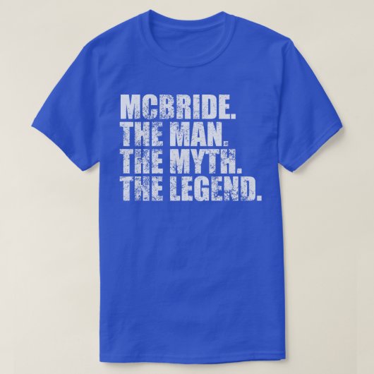 McBrideMcbride Achternaam McBride T-shirt (Design voorkant)