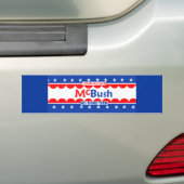 McBUSH NO DERDE TERM-Bumpersticker Bumpersticker (Op auto)