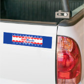 McBUSH NO DERDE TERM-Bumpersticker Bumpersticker (Op Truck)