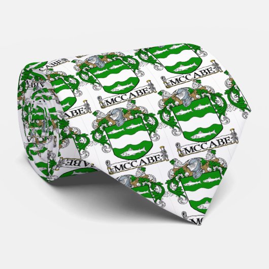 McCabe Coat of Arms Stropdas (Opgerold)