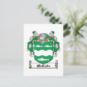 McCabe Family Crest Briefkaart (Staand voorkant)