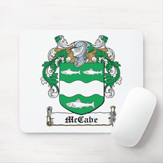 McCabe Family Crest Muismat (Met muis)