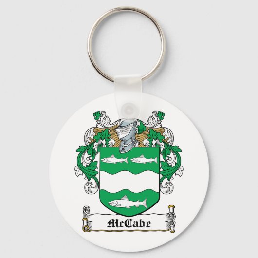 McCabe Family Crest Sleutelhanger (Voorkant)