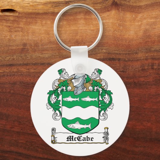 McCabe Family Crest Sleutelhanger (Voorkant)