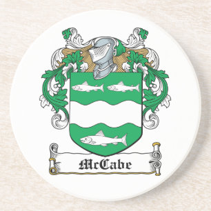 McCabe Family Crest Zandsteen Onderzetter