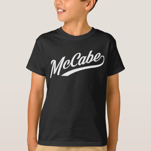 McCabe-script - WITTE INK T-shirt (Voorkant)