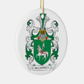 McCaffrey Coat of Arms Keramisch Ornament (Rechts)