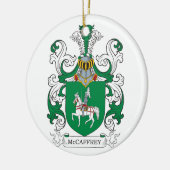 McCaffrey Coat of Arms Keramisch Ornament (Links)