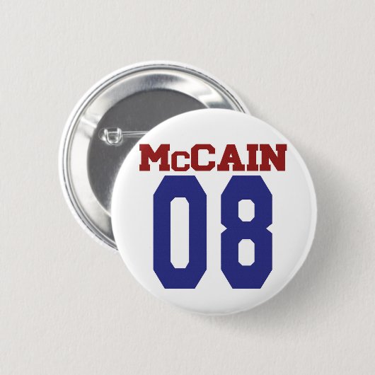 McCain '08 Button (Voorkant /achterkant)