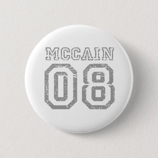 MCCAIN 08 T-SHIRT RONDE BUTTON 5,7 CM (Voorkant)