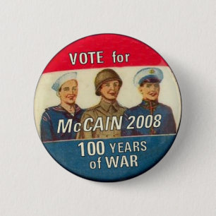 McCain 100 jaar Button