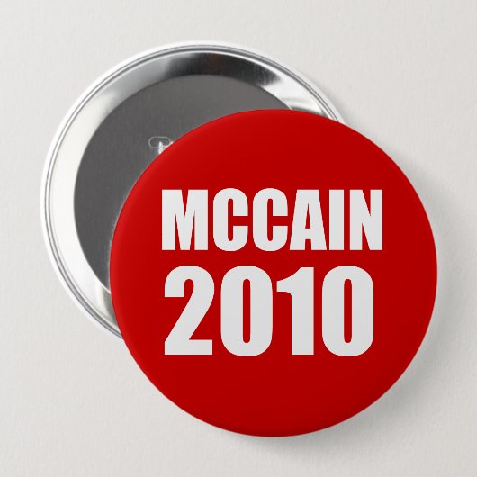 MCCAIN 2010 RONDE BUTTON 4,0 CM (Voorkant /achterkant)