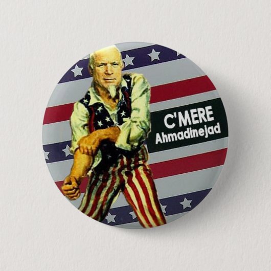 McCain / Ahmadinejad Button (Voorkant)