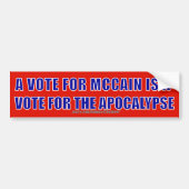 McCain Apocalypse Bumpersticker (Voorkant)