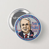 McCain Cartoon Button (Voorkant /achterkant)