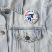 McCAIN Convention anti-OBAMA-Button Ronde Button 5,7 Cm (In situ)