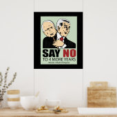 McCain en Struik. Disguise Poster (Keuken)