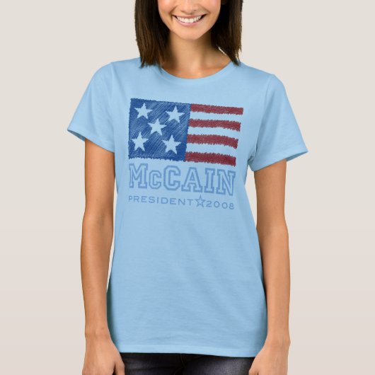 McCAIN Flag T-shirt (Voorkant)