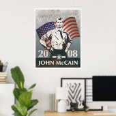 McCain Hero Vintage Poster (Thuiskantoor)