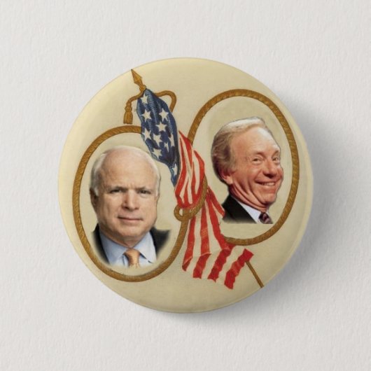 McCain/Lieberman Button (Voorkant)