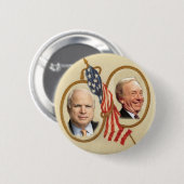 McCain/Lieberman Button (Voorkant /achterkant)