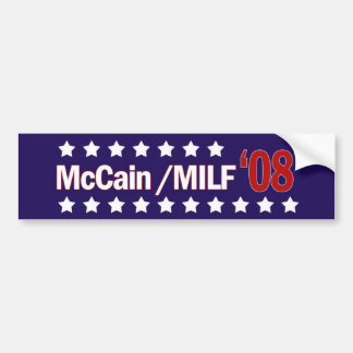 McCain MILF 08 Bumpersticker