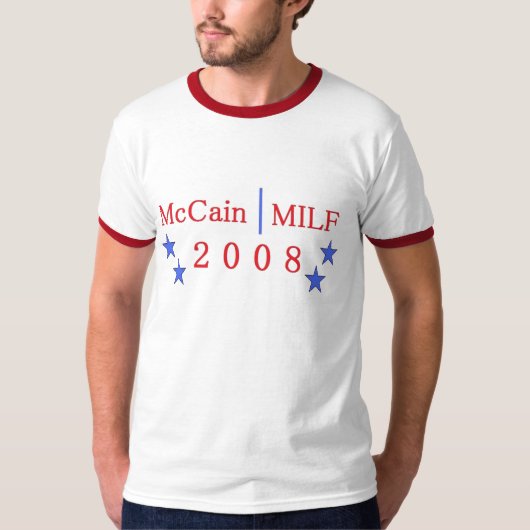 mccain milf t shirt (Voorkant)