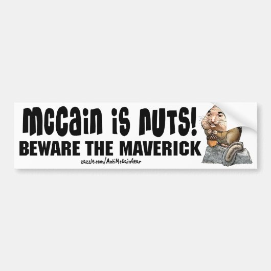 McCain-noten Bumpersticker (Voorkant)