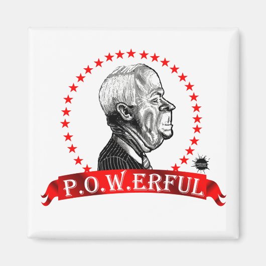 McCAIN-P.OW. Magneet (Voorkant)