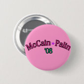 McCain Palin '08 Button (Voorkant /achterkant)