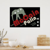 McCain Palin '08 Poster Banner (Keuken)