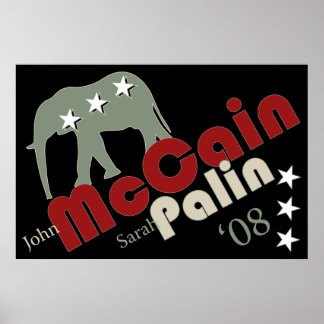 McCain Palin '08 Poster Banner