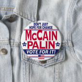 McCain Palin 2008 Ronde Button 4,0 Cm (In situ)
