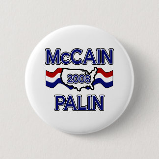 McCain Palin 2008 Ronde Button 5,7 Cm