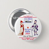 McCain Palin 2008 Ronde Button 5,7 Cm (Voorkant /achterkant)