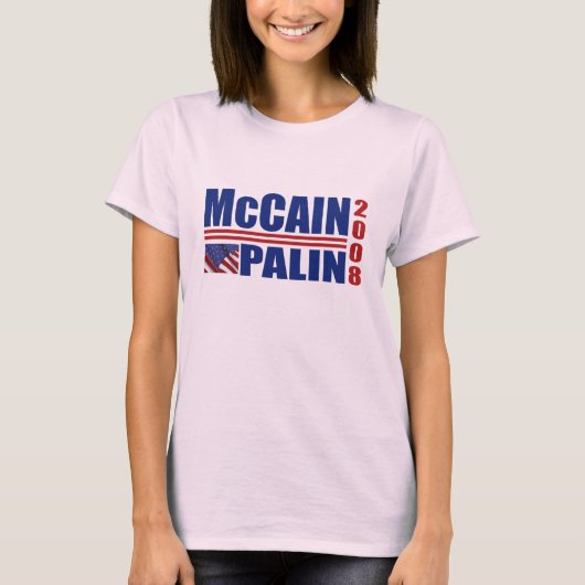 McCain Palin 2008 T-shirts (Voorkant)