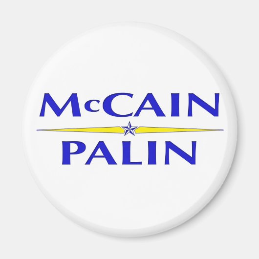 McCain Palin 2008 - Verkiezingsmagneet Magneet (Voorkant)