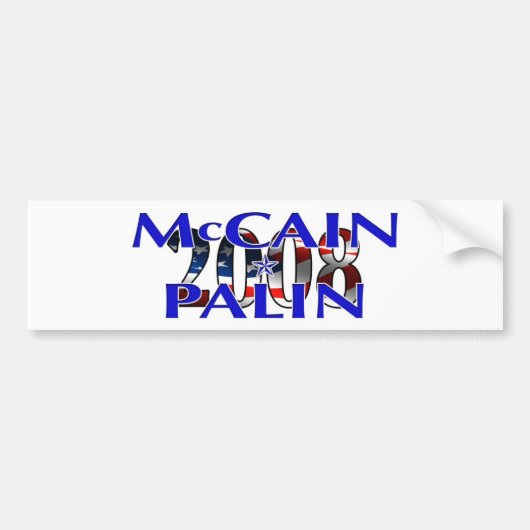 McCain Palin bumpersticker (Voorkant)