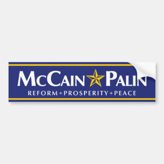McCain-Palin-Bumpersticker Bumpersticker