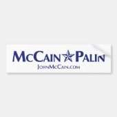 McCain-Palin-Bumpersticker Bumpersticker (Voorkant)