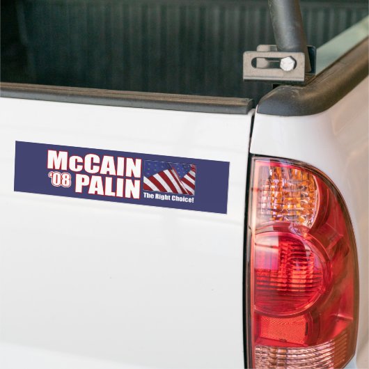 McCain Palin-Bumperstickers Bumpersticker (Op Truck)