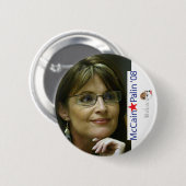McCain Palin Button (Voorkant /achterkant)