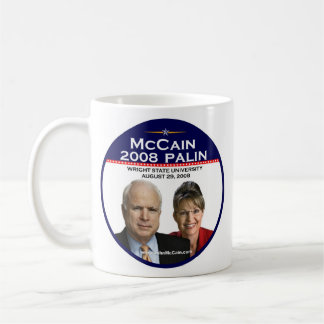 McCain Palin Herdenking van de Staat Universiteit Koffiemok