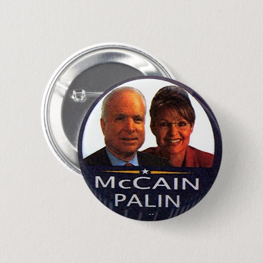 McCain-Palin-jute - Button (Voorkant /achterkant)