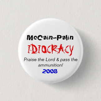 McCain/Palin Ronde Button 3,2 Cm